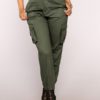 Solid Color High Elastic Waist Casual Harem Pants