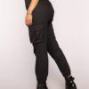 Solid Color High Elastic Waist Casual Harem Pants - Image 8