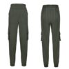 Solid Color High Elastic Waist Casual Harem Pants - Image 9