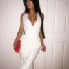 Split Elastic Fit And Flare Fall Tight Bodycon Midi Dress