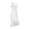 Split Elastic Fit And Flare Fall Tight Bodycon Midi Dress - Image 3