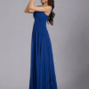 Straps Ruched Chiffon Bridesmaid Dress - Image 2