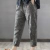 Striped High Waist Long Harem Pants Loose Trousers - Image 6