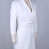V Neck Button Half Sleeve Streetwear Office Ladies Romper - Image 3