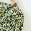 Vintage Floral Print Long Sleeve Loose Mini Dress - Image 5
