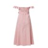 Vintage Ruffle Sexy Off Shoulder Sashes Midi Dress - Image 8