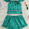 Sexy Camisole Polyester Panty Top 2 Piece Suits - Image 4