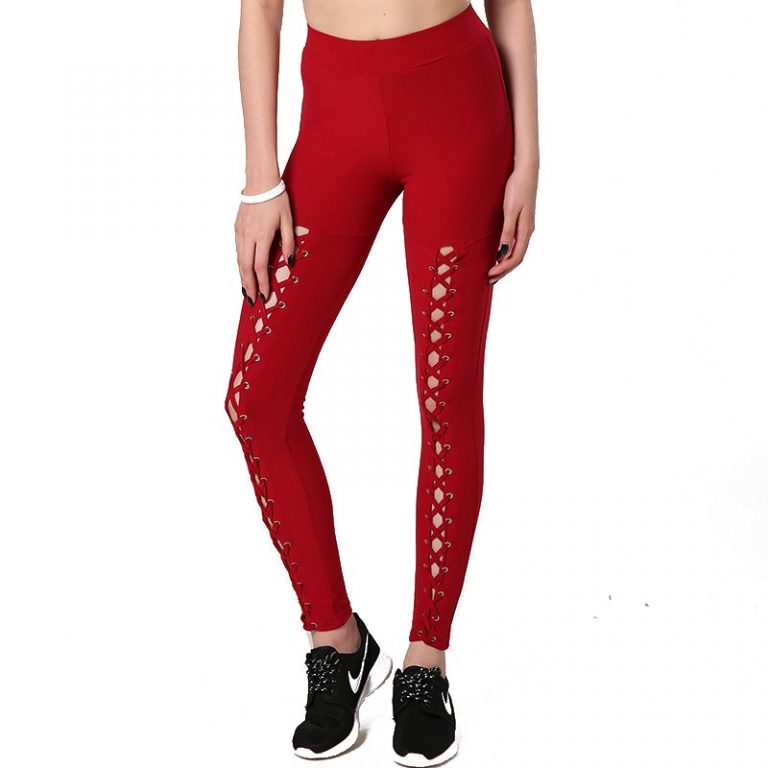 Yoga Pants Cut Out Sports Leggings - Image 2