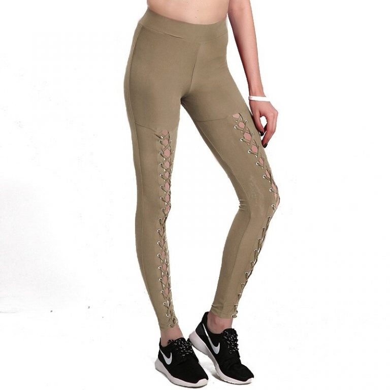Yoga Pants Cut Out Sports Leggings - Image 3