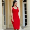 Backless Bandage Sexy Spaghetti Strap Bodycon Club Celebrity Evening Party Dress Vestidos - Image 4