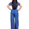 Bateau Neck Short Sleeves One Piece Jumpsuit - Image 2