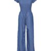 Bateau Neck Short Sleeves One Piece Jumpsuit - Image 3