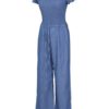 Bateau Neck Short Sleeves One Piece Jumpsuit - Image 4