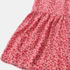 Bohemia Short Sleeve V-neck Floral Print Patchwork High Waist Dress - Image 8