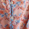 Bohemian Floral Print V-neck Short Sleeve Holiday Beach Mini Dress - Image 10