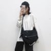 Solid Color Large Capacity Street Crossbody Messenger Bags - Image 4