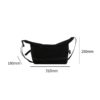 Solid Color Large Capacity Street Crossbody Messenger Bags - Image 2