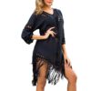 Casual Hollow Swimwear Cover-ups Beach Dress - Image 4