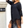Casual Hollow Swimwear Cover-ups Beach Dress - Image 6