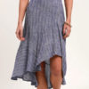 Casual Ruffle Printed Polyester Skirt - Image 5