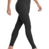 Casual Skinny Polyester Natural Waist Solid Color Trousers - Image 2