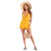 Casual Slim V-Neck Beach Rompers - Image 5