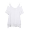 Cold Shoulder Bikini Cover Up Mini Dress - Image 5