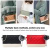 Classic PU Leather Satchel Pompom Chain Shoulder Handbag - Image 7