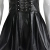 Corset Leather Like Lace Up Skirt - Image 3