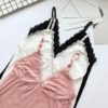 Cotton Lace Sleeveless Sling and Shorts Sleepwear - Image 4