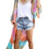 Color Block Long Sleeves  Sexy Swimming Suits Cover Ups