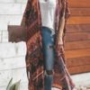 Printed Short Sleeves Polyester  Cover Ups - Image 2