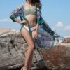 Sexy Chiffon Geometric Bathing Suits Cover Ups - Image 2