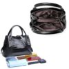 Crocodile Pattern Bussiness Crossbody Purse - Image 3