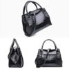 Crocodile Pattern Bussiness Crossbody Purse - Image 4