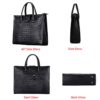 Crocodile Pattern Totes Evening Package Shoulder Messenger Bag - Image 2