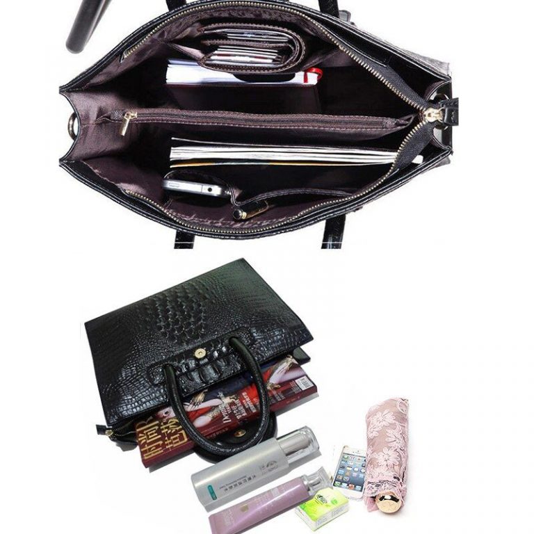 Crocodile Pattern Totes Evening Package Shoulder Messenger Bag - Image 4