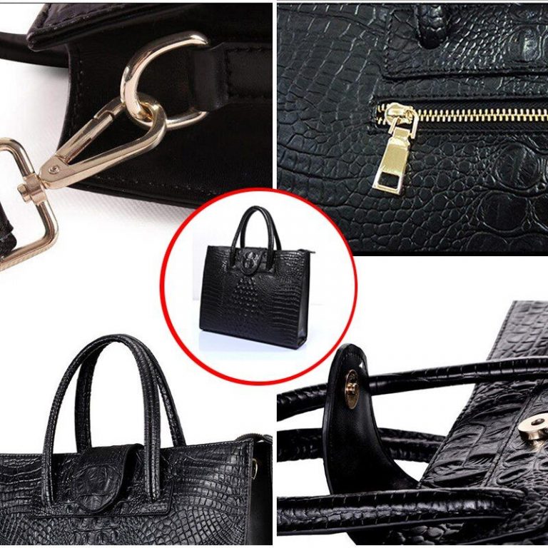 Crocodile Pattern Totes Evening Package Shoulder Messenger Bag - Image 5