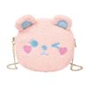 Delicate Texture Lovely Cute Bear Chain Shoulder Messenger Bag - Image 4