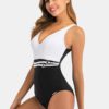 Deep Necklines Stretchy Sling One-Pieces Swimwear - Image 4