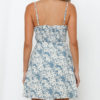 Ditsy Floral Printed Beach Slip Mini Dress - Image 6