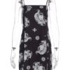 Dragon Printed Split Sexy Bodycon Dress - Image 3