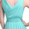 Elegant Bridesmaid Dress with Cowl Neck and Beading Chiffon Skirt - Image 6