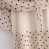 Elegant Polka Dot Long Sleeve Midi Dress - Image 6