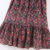 Elegant V Neck Ruffles Pleated Maxi Dresses - Image 4