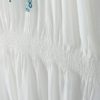 Embroidery V-neck Long Sleeve Split Beach Maxi Dress - Image 6