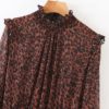 Fashion Leopard Print Long Sleeve Vintage Dress - Image 3