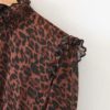 Fashion Leopard Print Long Sleeve Vintage Dress - Image 4