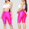Fitness Sports Workout Stretch Solid Shorts Ative Wear Shorts - Image 2