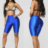 Fitness Sports Workout Stretch Solid Shorts Ative Wear Shorts - Image 6
